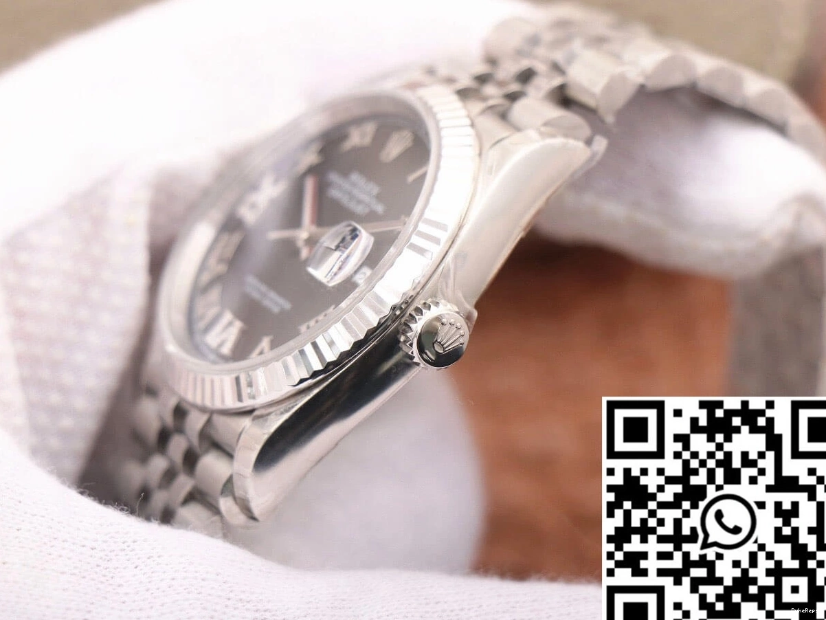 M126233 Datejust EW Rolex Factory Diamond-set Black Dial 0319